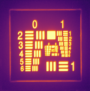 Fluorescence image of UASF1951 target